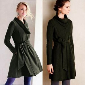 Sparrow Shawled Wool Sweater Coat ASO Johanna Gaines Fixer Upper Sz. S